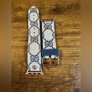 Spark*l bands Gucci Apple Watch Band with Rose Gold Accents